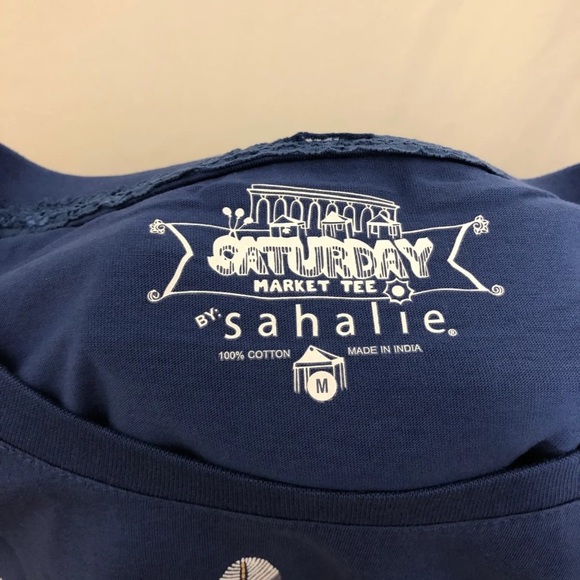 Blue Saturday Market long sleeved Tee various sizes NWOT - Picture 3 of 3